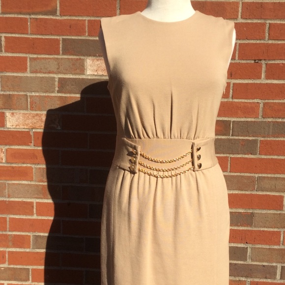 Milly of New York camel wool sheath - Picture 1 of 8